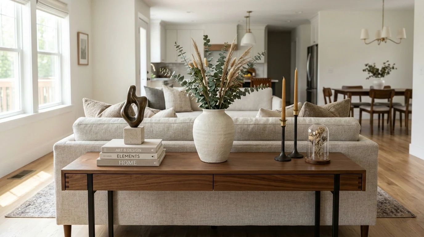 How to Style a Console Table